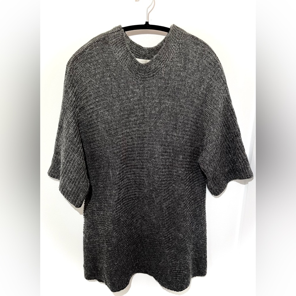 NWOT Large Simons Alpaca Wool Blend Grey Knitted Tunic/Top